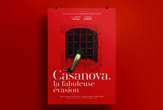 Affiche Pièce de théâtre “Casanova, la fabuleuse évasion”